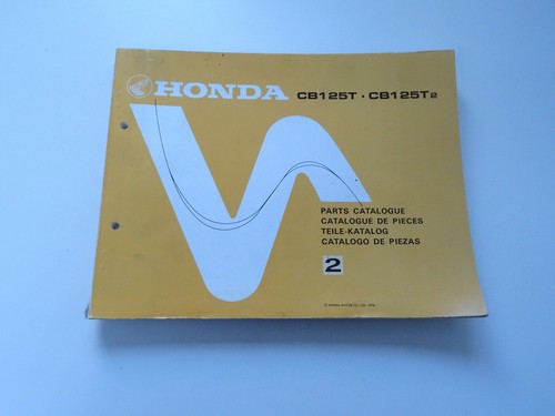 Catalogo ricambi honda cb125t - catalogo,