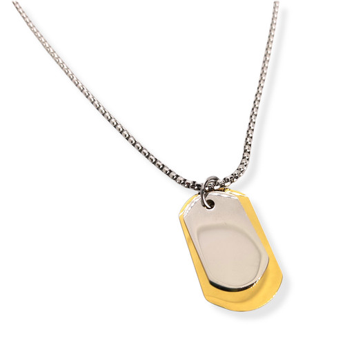 Collana piastrina militare - piastrina, da