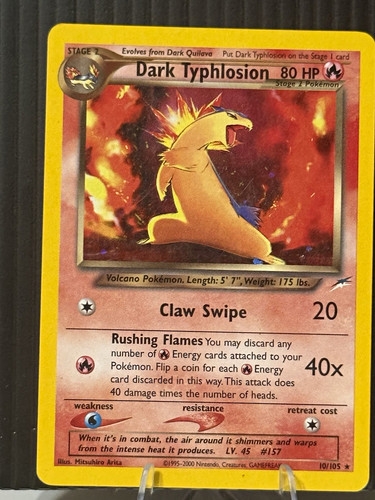 Pokemon tcg dark typhlosion - tcg,