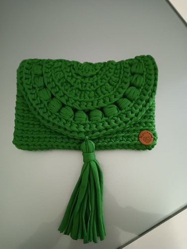 Borsa pochette uncinetto - pochette,