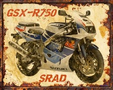 Targa insegna metallo suzuki - insegna,