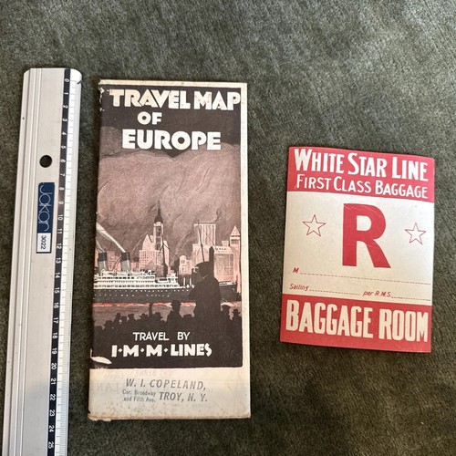 Travel map and rare - map, white