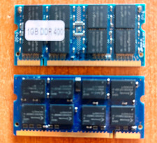 2x moduli ram DDR portatili notebook sodimm 1 Giga cadauno