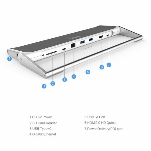 Docking station unitek 3708 - station, y-3708