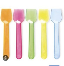 1300 PALETTE GELATO CUCCHIAINI PLASTICA 2kg .  CUCCHIAI MULTICOLORE
