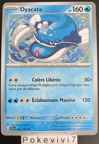 Carte pokemon oyacata 061 - carte,