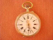 ANTICO OROLOGIO DA TASCA IN ARGENTO 0.800 E ORO INIZI '900