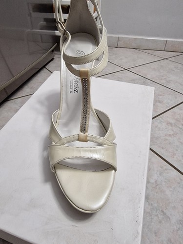 Scarpe sposa avorio con - scarpe,