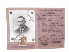 VECCHIA TESSERA POSTALE POSTE