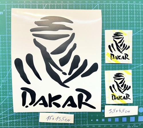 Adesivo logo dakar 3pz - logo,