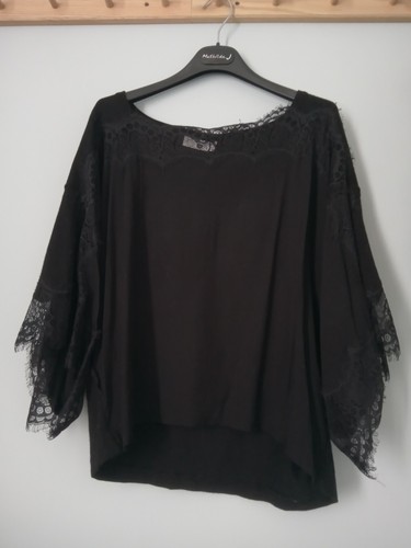 Blusa tunica nera - , maglia