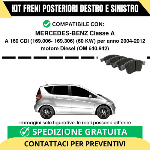 Pastiglie freno posteriori - freno,