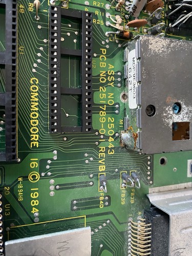 Commodore motherboard - commodore, 16