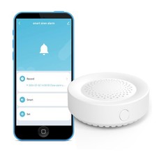 Sirena Smart Wi Fi Allarme Sicurezza Domestica con Ecoscandaglio 100 dB Antifurto Wireless