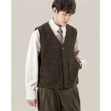 Gilet uomo retrò in velluto a