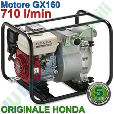 Motopompa a Scoppio 4 Tempi HONDA Alta Prevalenza Acque Nere Autoadescante WT20X