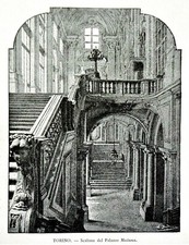 1892 Antica Xilografia:VEDUTA