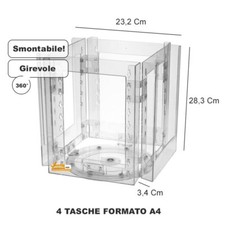 ESPOSITORE PORTA DEPLIANT A4