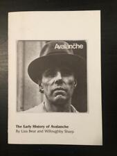 Bear Sharp THE EARLY HISTORY OF AVALANCHE 2005 Conceptual Art BEUYS Fluxus RARE!