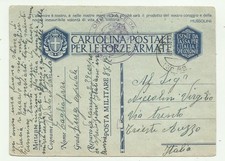 CARTOLINA POSTALE FORZE ARMATE CORPO DI SPEDIZIONE ITALIANA IN RUSSIA 1941 PM R