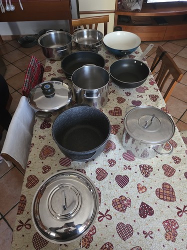 Maxi set pezzi pentole e - pezzi,