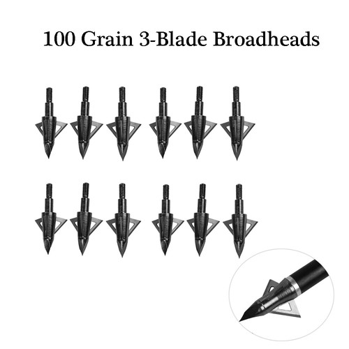 12x tiro con arco brdheads - 12x,