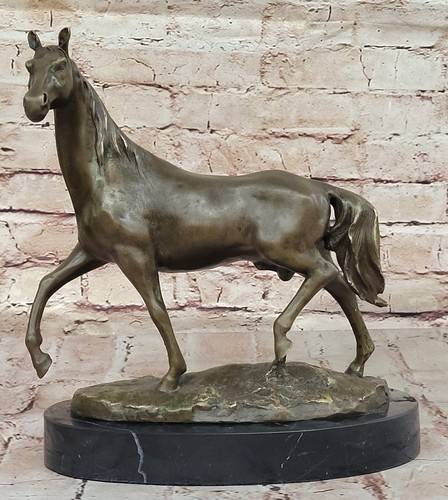 Grande arabo cavallo bronzo - grande,