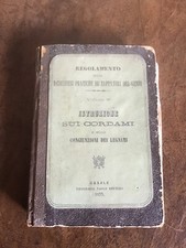 "ISTRUZIONE SUI CORDAMI"