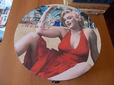 scatola rotonda / cappelliera con immagini MARILYN MONROE