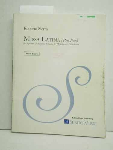 Missa latina for - for, bar