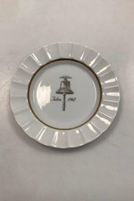 Royal Copenhagen / Aluminia Piatto Di Natale Blu 1967