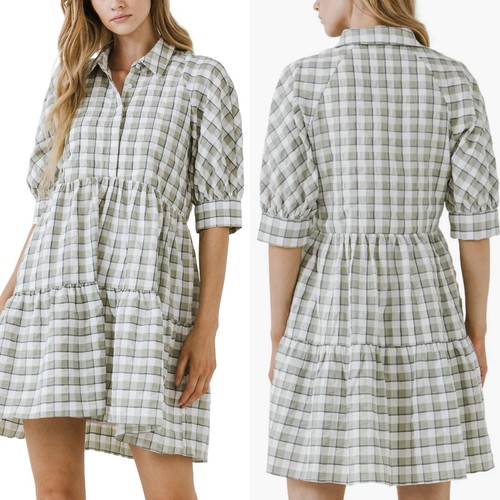 Mini camicia collo babydoll