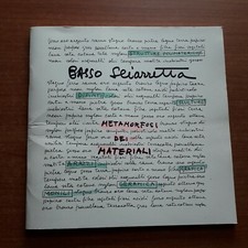 BASSO SCIARRETTA,METAMORFOSI DEI MATERIALI OPERE 1983-1993 -V