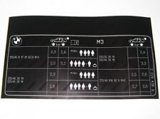 Adesivo Etichetta Tabella