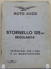 libretto uso manutenzione moto guzzi stornello 125 regolarità omaggio legend