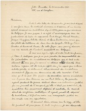 René MAGRITTE / Lettre