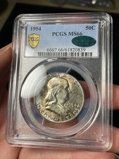 1954 PCGS MS66 CAC Franklin