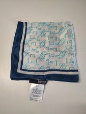 LIU JO FOULARD 100% SILK SETA SCARVES SCARF SQUARE MADE ITALY