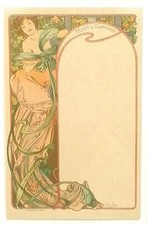 Antique Original 1890s Mucha