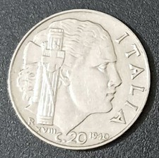 9 MONETE da 20 CENT. 1940