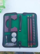 TOTES EXECUTIVE UFFICIO VIAGGIO CASA GOLF PUTT PRATICA SET 