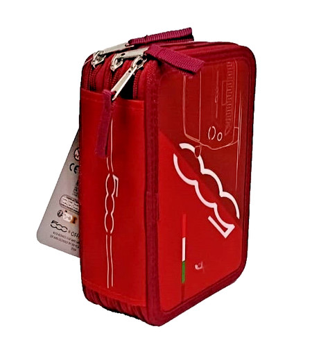 Astuccio scuola zip fiat - fiat, 500