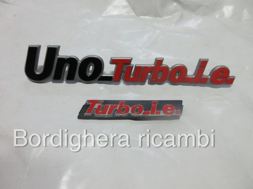 Fiat uno turbo scritta - turbo, i.e