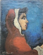 Quadro A Ritratto Donna con