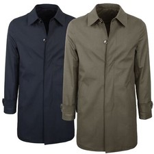 Trench Uomo Invernale Elegante Sartoriale Cappotto Lungo Impermeabile Soprabito