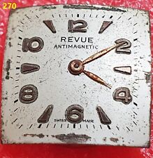 Movimento manuale meccanico bilancere Revue cal. 49 dial 18 mm old vintage parts