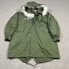 Parka vintage militare M65 coda di pesce uomo grande clima freddo estremo USGI Vietnam