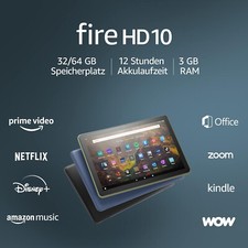 Amazon Fire HD 10 Tablet, 10.1