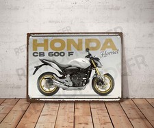 Plaque métal vintage Honda CB