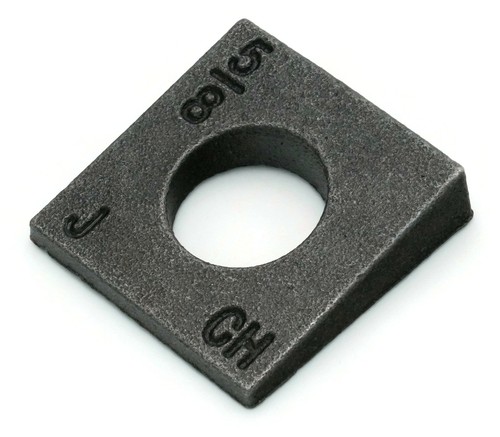 Beveled square washers - square,